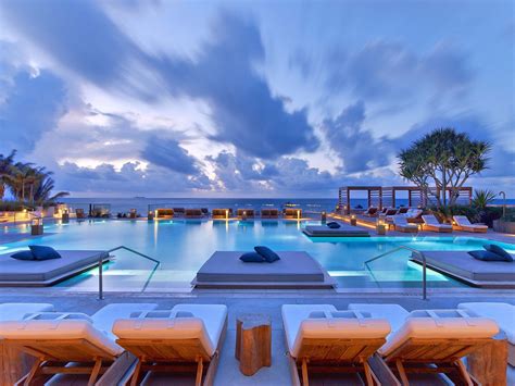 1 Hotel South Beach Miami Florida Usa Infinity Pools