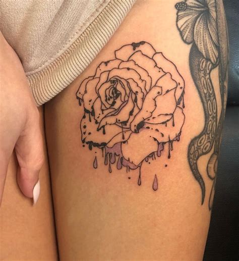 30 Cute Rose Tattoo Ideas That Youll Love 2021 Cute Rose Rose Tattoos Rose Tattoo