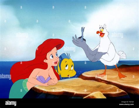 Little Mermaid Disney Flounder Hi Res Stock Photography And Images Alamy