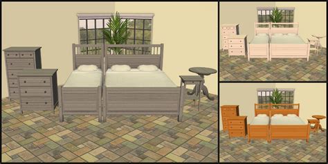 Mod The Sims 18 More Ikea Hemnes Bedroom Furniture Recolours