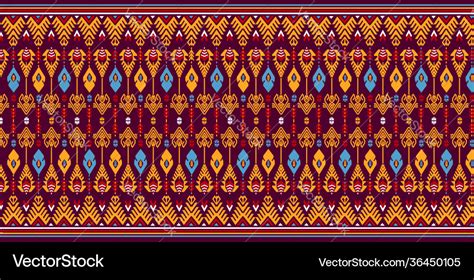 Motif Tenun Lombok Royalty Free Vector Image Vectorstock