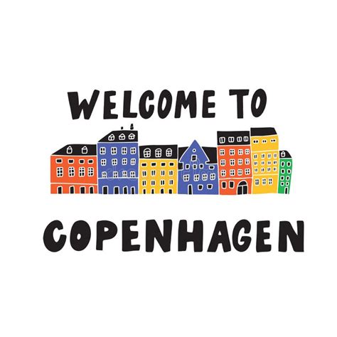 Welcome To Copenhagen Illustration Of Copenhagen Houses View Nyhavn