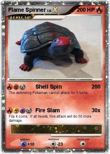 Pokémon Flame Spinner Shell Spin My Pokemon Card