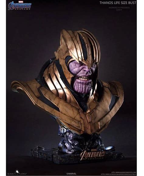 PrÉ Venda Estátua Busto Thanos Vingadores Ultimato Avengers End Game