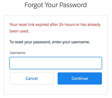 Visualforce Problem Displaying Community Password Reset Link Error