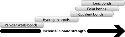 a schematic continuous scale of bond strengths download scientific diagram