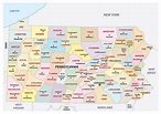 Mapas de Pensilvania - Atlas del Mundo