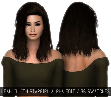 Sims 4 Ccs The Best Leahlillith Stargirl Alpha Edit By