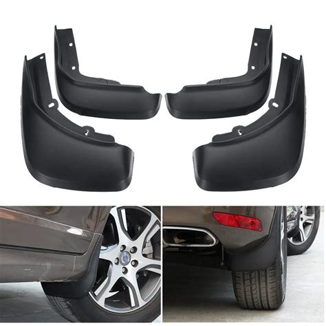 4pcs car front rear mud flaps splash guard mudguard for volvo xc60 2014 2015 2016 2018 in