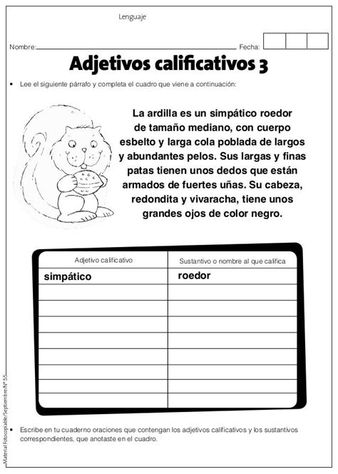 Adjetivos Spanish Reading Comprehension Spanish Reading Teaching Time