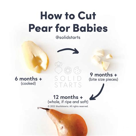 How To Prepare Pear For Babies First Foods Solid Starts