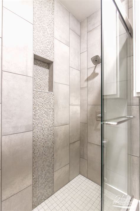 Vertical Shower Accent Tile Ideas