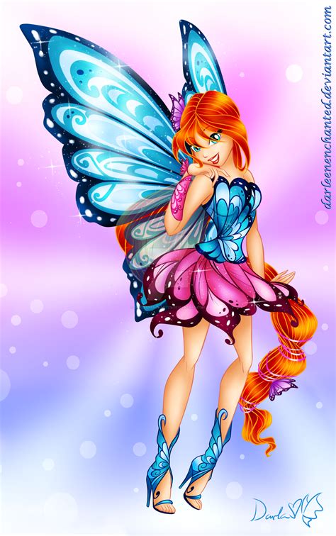 Winx Club Butterfly Fairy Bloom By Darleenenchanted On Deviantart