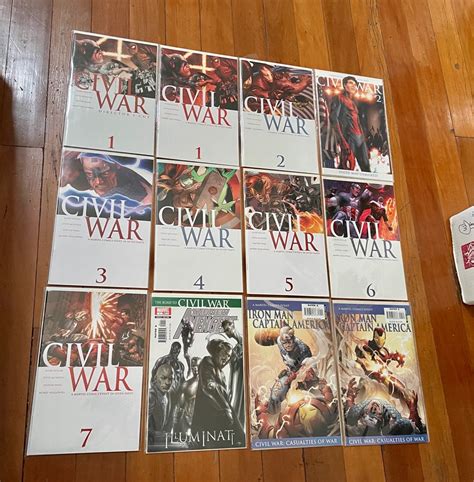 Marvel Comics Civil War 2006 Ultimate Collection 100 Books In Total Vf