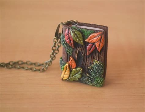 Spell Book Of Autumn By Pumpkinquartz On Deviantart Polymer Clay