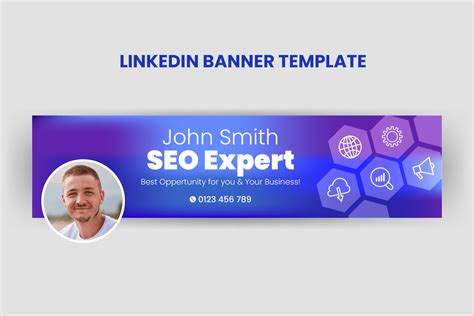 Seo Expert Linkedin Banner Template Graphic By Sadarong Creative Fabrica