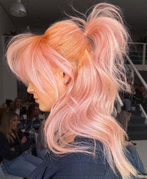 12 Pastel Pink Orange Pony Get Bored Of Blonde Hair Or Brown Hair