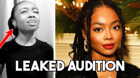Skai Jackson REACTS To Her Leaked Gossip Girls Audition From 4 Years