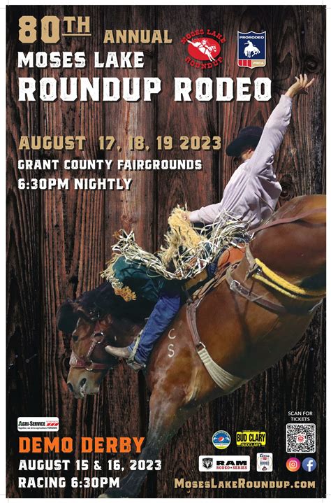 80th Moses Lake Roundup Rodeo - 100.5 KWIQ