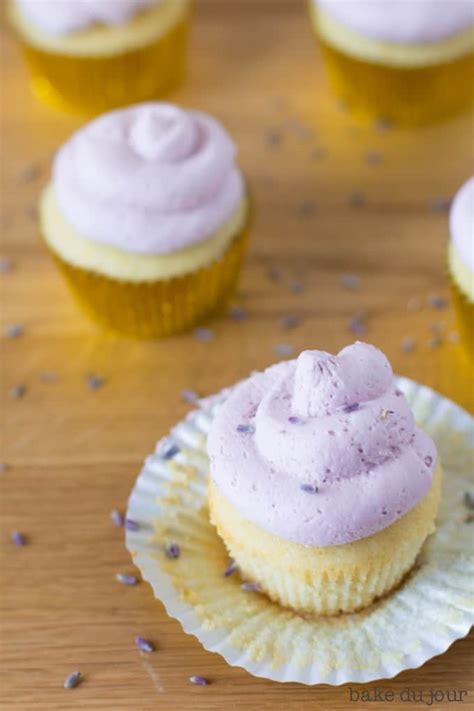 Lemon Lavender Cupcakes Bake Du Jour