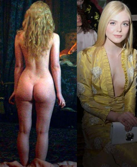 Elle Fanning Recently Surprised Us With A Full View Of Her Rear End I