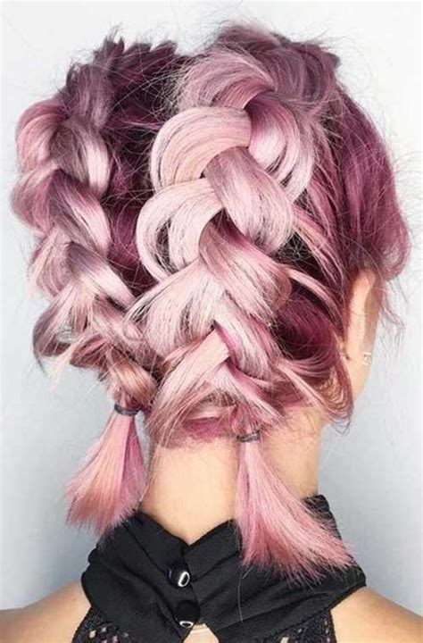 On the off chance that you have a long pixie or a short cut with long blasts, this style is for you. 15 Alternatives Cute Braids for Short Hair | Short-Haircut.com