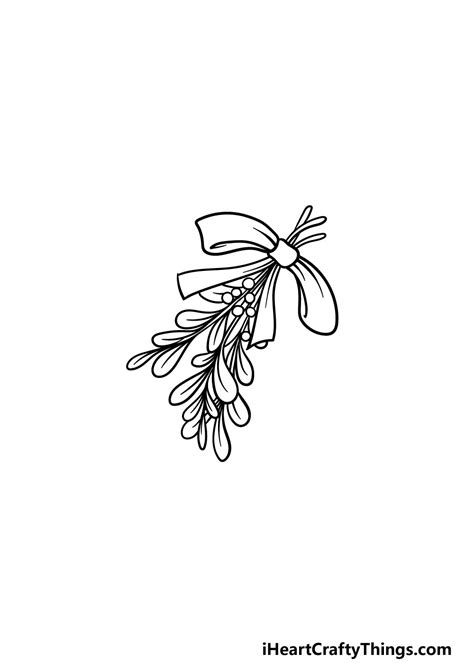 Aggregate More Than 92 Mistletoe Sketch Latest Ineteachers