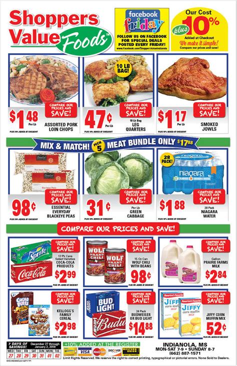 S ign up for our email notifications and receive an email each tuesday night of our upcoming weekly specials. Sunflower Food Store Weekly Ad Dec 27, 2017-Jan 02, 2018 ...