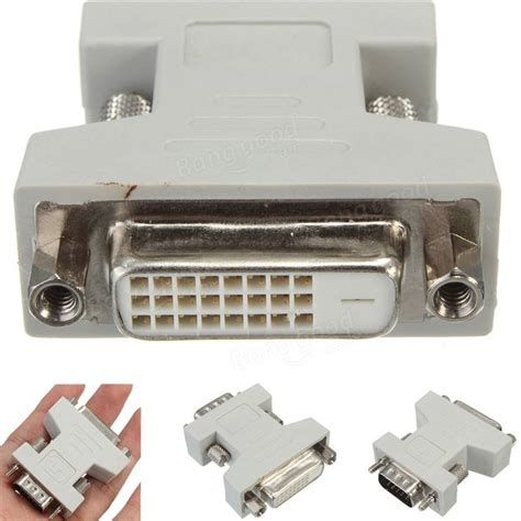 dvi d 24 1 dual link female to vga male 15 pin connector adapter converter sale