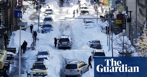 East Coast Digs Out Of Snow Storm In Pictures Us News The Guardian