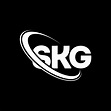 logotipo sg. carta sk. design de logotipo de carta skg. iniciais skg ...