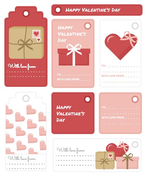 10 Best Printable Valentine S Gift Tags PDF For Free At Printablee