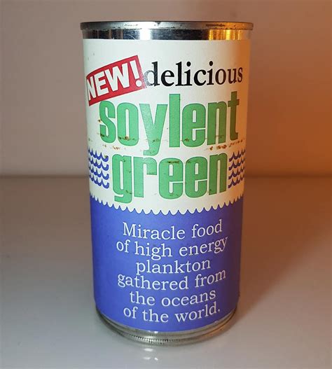 Soylent Green Prop Replica From Original Promo Food Can Etsy
