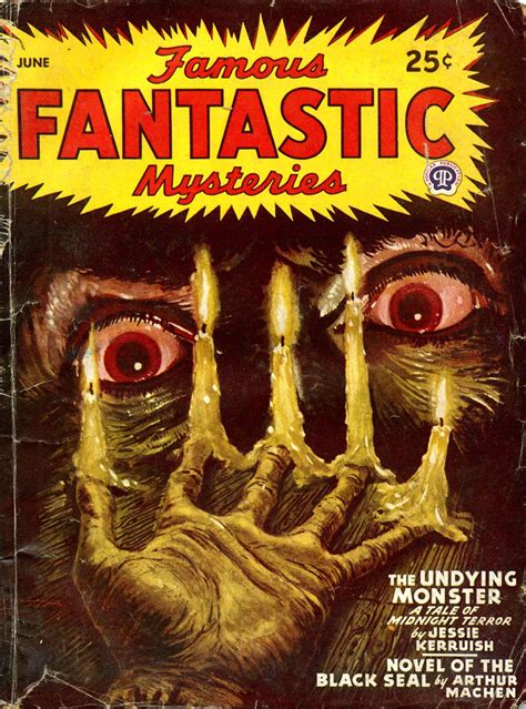 Famous Fantastic Mysteries Cover Art Magazine Cover Art Weird Fiction