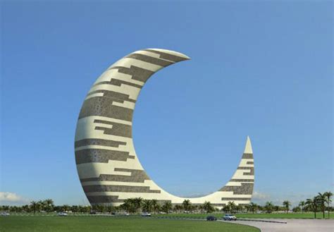 Dubai Crescent Moon Tower Amazing Buildings Building Concept