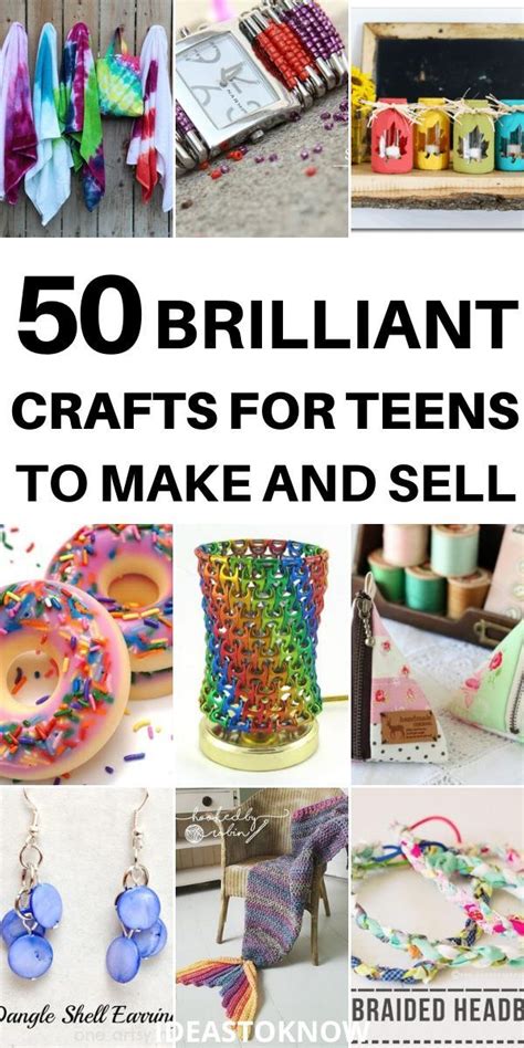 50 More Crafts For Teens To Make And Sell Crafts For Teens Diy