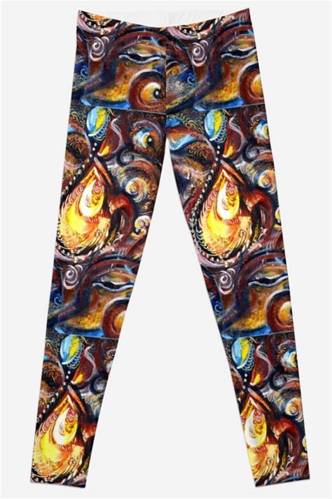 Third Eye Abstract Leggings By Harsh Malik Redbubble