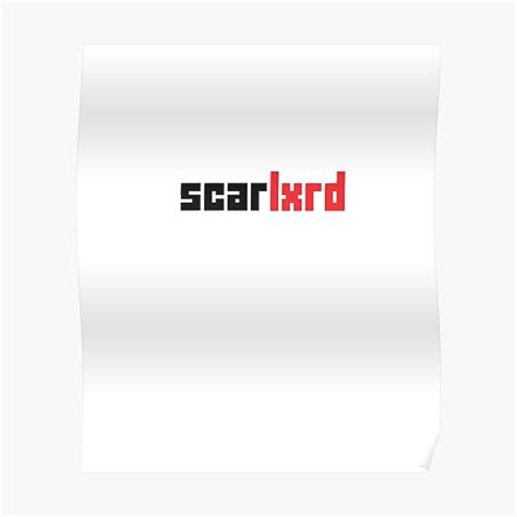 Scarlxrd Logo Poster By Mmmaaishop Redbubble