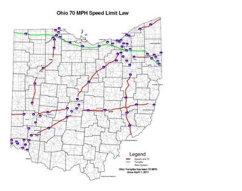Ohio Toll Roads Map