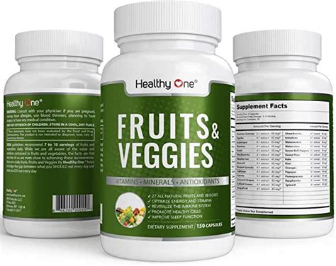 Fruit And Vegetable Vitamins