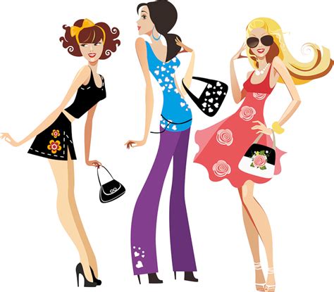 Png Eps Jpeg Women Fashion Vector Clipart Full Size Clipart 1584898 Pinclipart