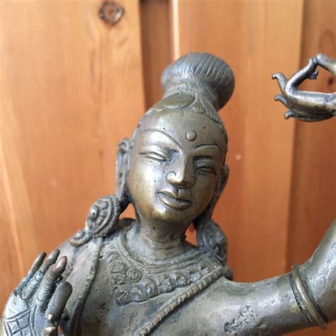 Antique Dakini Bronze Statue Tibetan India Chinese Buddhist Nude