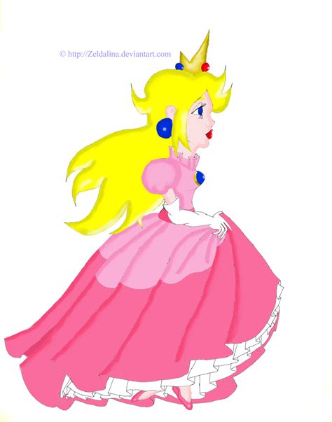 Classic Princess Peach By Noble Princess Zelda On Deviantart