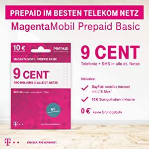 Joining this exclusive programme costs you. Telekom Magenta Mobil Prepaid Basic (SB) Prepaid Card: Amazon.co.uk: Electronics