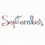 September Month Font Png And Eps Font Effect EPS For Free Download