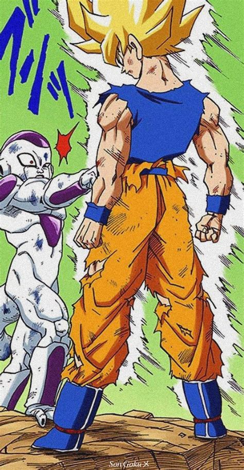 Goku Vs Freezer Dbz Manga Dragon Ball Z Dragon Ball Art