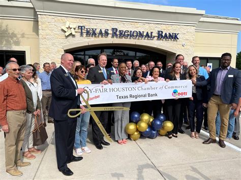 Texas Regional Bank Holds Ribbon Cutting Ceremony For Cypress Location