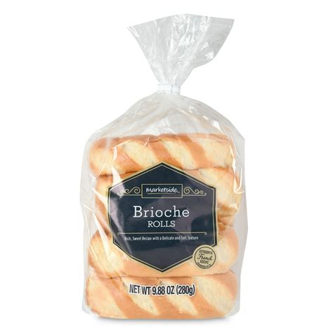 Marketside Brioche Rolls 988 Oz 8 Count