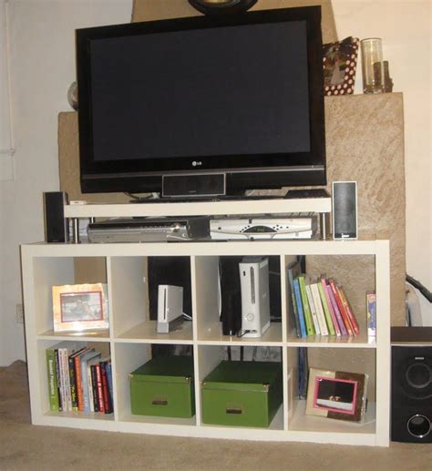 Expedit Entertainment Center With A Colorful Twist Ikea Entertainment