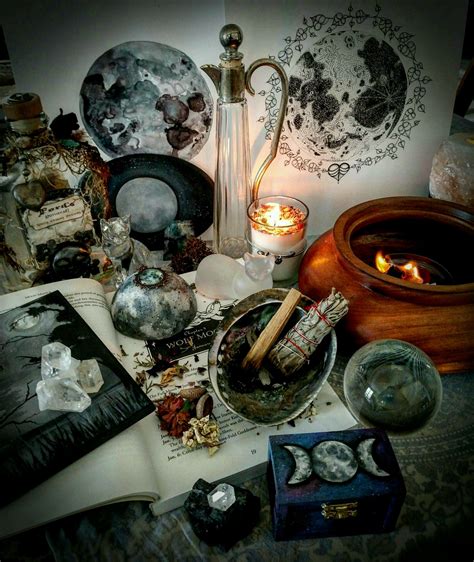 Full Moon Ritual Pagan Crafts Full Moon Ritual Table Decorations